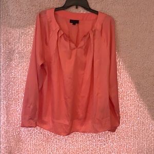 Coral Long sleeve Blouse